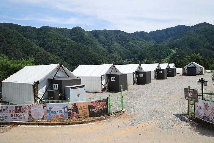 [경기도 가평군] 크리스월드 – 북한강 수상레저 리조트에서 운영하는 글램핑