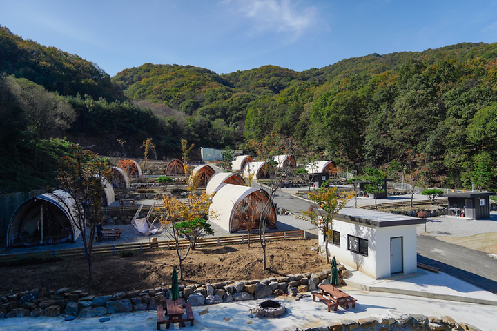 [충청남도 천안시] 몽키캠핑장 – 2024년 오픈한 럭셔리 캠핑&글램핑