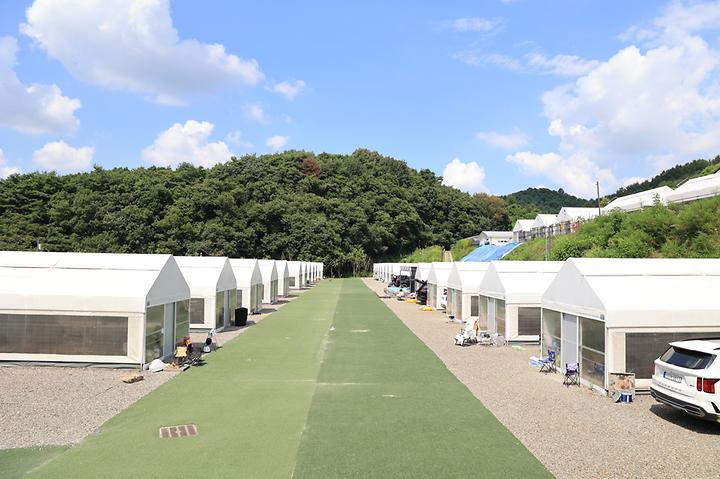 [경기도 포천시] 캠프다온 – 반려견동반 풀타프존 키즈랜드 개별샤워실 온수수영장