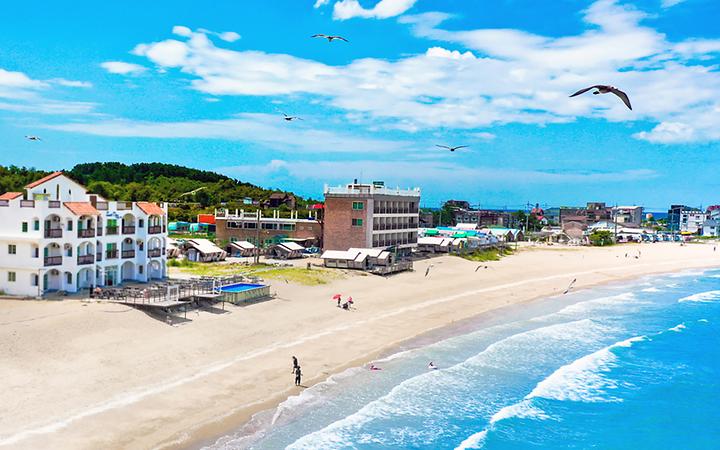 [충청남도 태안군] 학암포글램핑 – 학암포해수욕장을 조망할 수 있는 곳